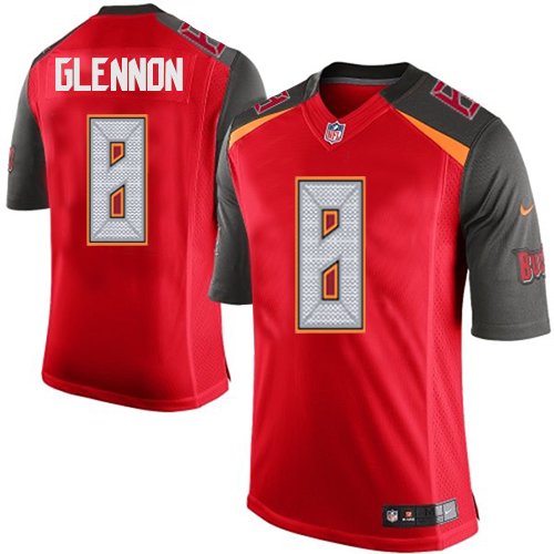 Youth Limited Mike Glennon Nike Jersey Red Home - #8 NFL Tampa Bay Buccaneers